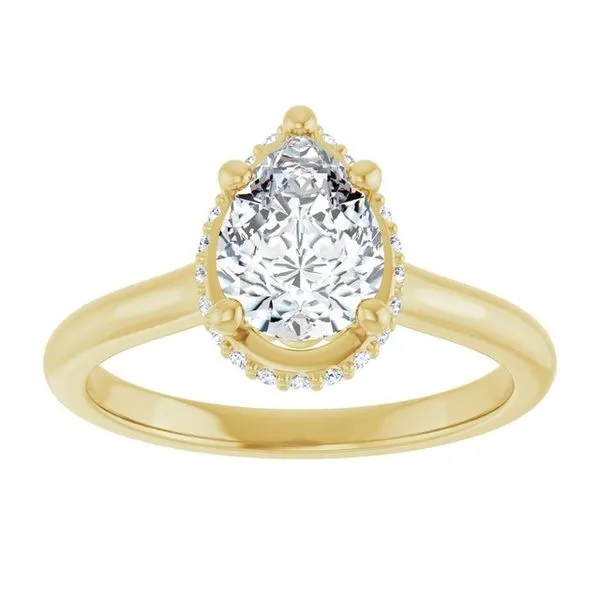 Hidden Halo-Style Engagement Ring Image 3 Raleigh Diamond Fine Jewelry Raleigh, NC