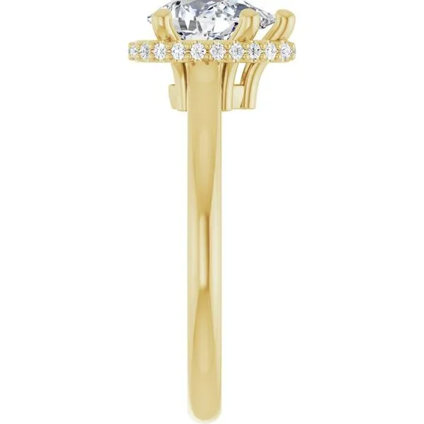 Hidden Halo-Style Engagement Ring Image 4 Natale Jewelers Sewell, NJ