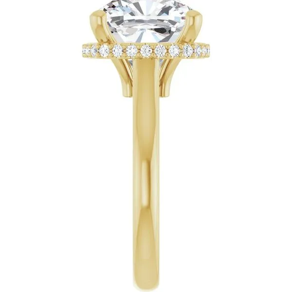 Hidden Halo-Style Engagement Ring Image 4 J. Thomas Jewelers Rochester Hills, MI