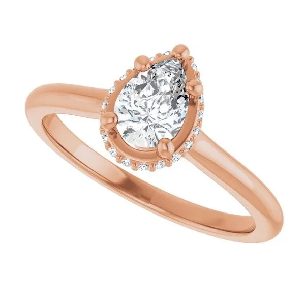 Hidden Halo-Style Engagement Ring Image 5 Raleigh Diamond Fine Jewelry Raleigh, NC