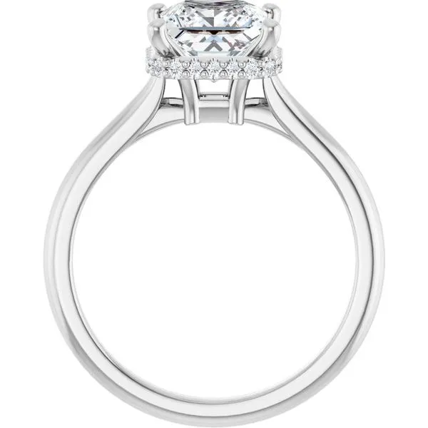 Hidden Halo-Style Engagement Ring Image 2 Vulcan's Forge LLC KANSAS CITY, MO