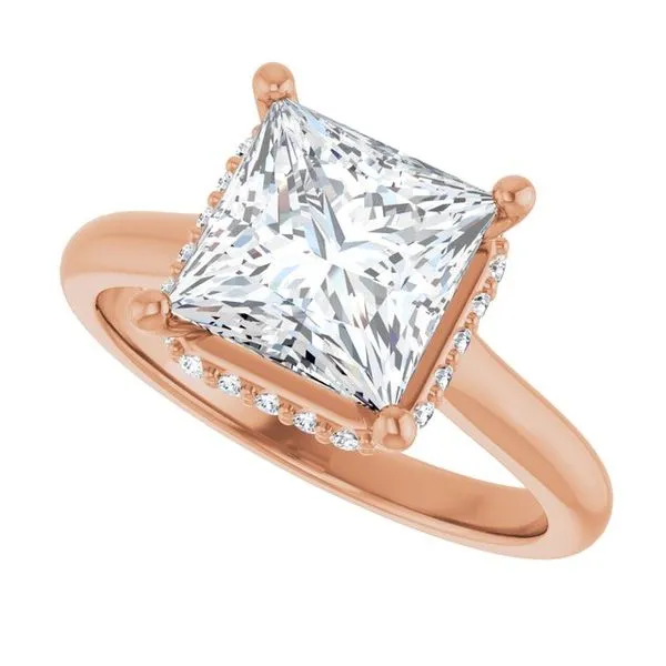 Hidden Halo-Style Engagement Ring Image 5 Futer Bros Jewelers York, PA