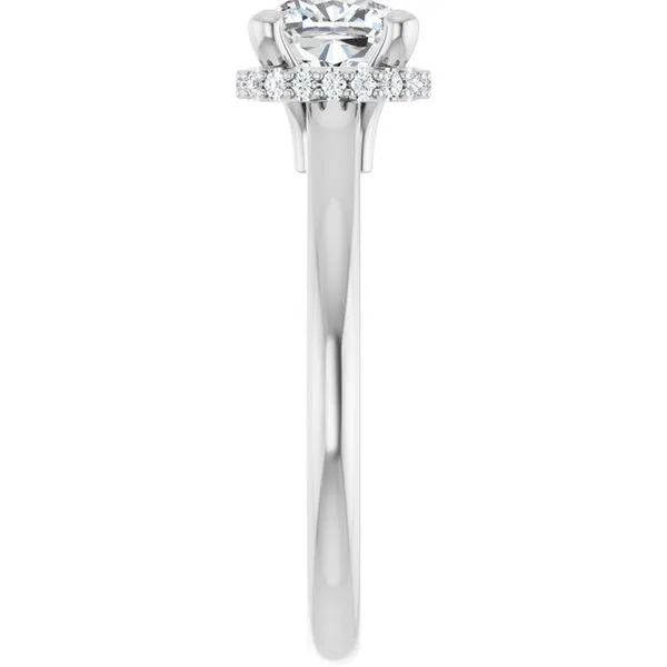 Hidden Halo-Style Engagement Ring Image 4 Mark Jewellers La Crosse, WI