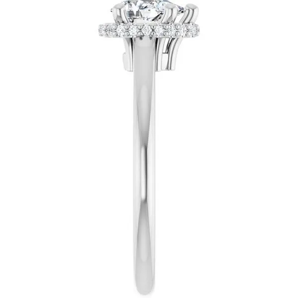 Hidden Halo-Style Engagement Ring Image 4 Ocean View Jewelers Millville, DE