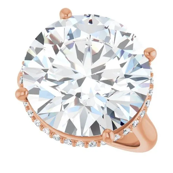 Hidden Halo-Style Engagement Ring Image 5 J. Thomas Jewelers Rochester Hills, MI