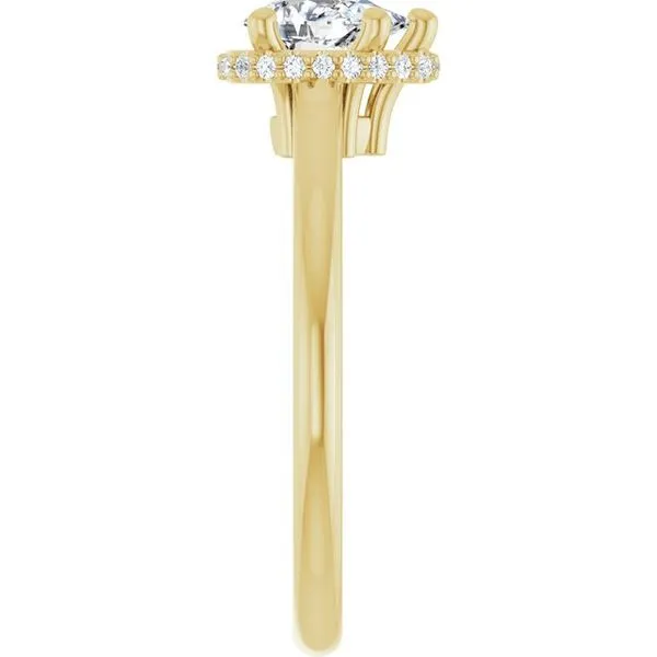 Hidden Halo-Style Engagement Ring Image 4 Raleigh Diamond Fine Jewelry Raleigh, NC