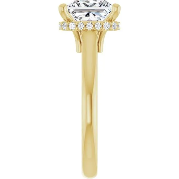 Hidden Halo-Style Engagement Ring Image 4 J. Thomas Jewelers Rochester Hills, MI