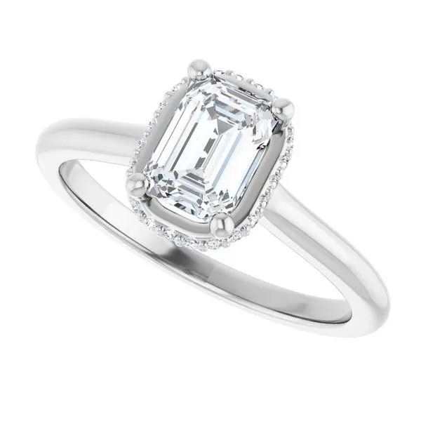 Hidden Halo-Style Engagement Ring Image 5 Mark Jewellers La Crosse, WI