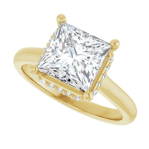 Hidden Halo-Style Engagement Ring Image 5 Natale Jewelers Sewell, NJ