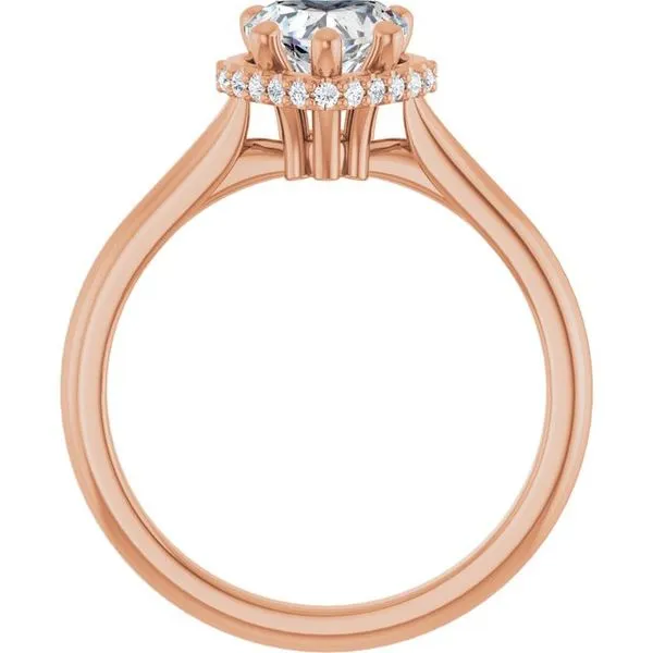 Hidden Halo-Style Engagement Ring Image 2 Don's Jewelry & Design Washington, IA