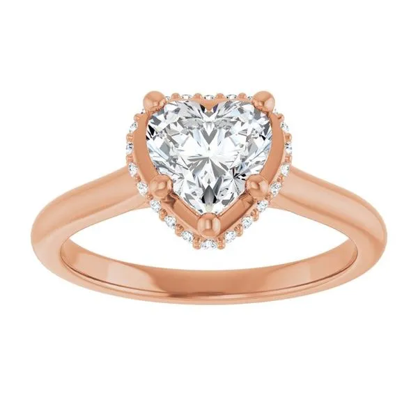 Hidden Halo-Style Engagement Ring Image 3 Austin's Fine Diamonds & Jewelry Lyndhurst, NJ