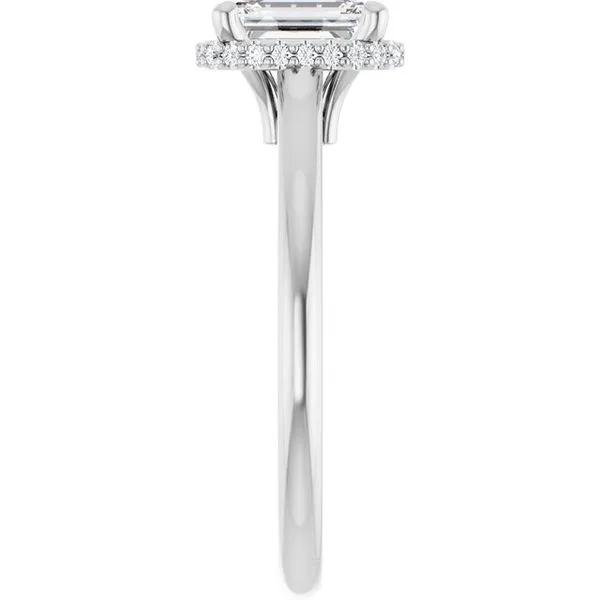 Hidden Halo-Style Engagement Ring Image 4 Paul James Jewelers Angels Camp, CA