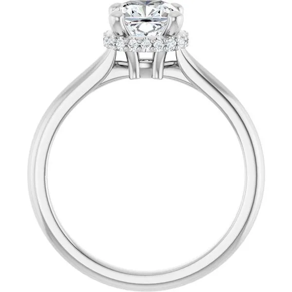 Hidden Halo-Style Engagement Ring Image 2 J. Thomas Jewelers Rochester Hills, MI