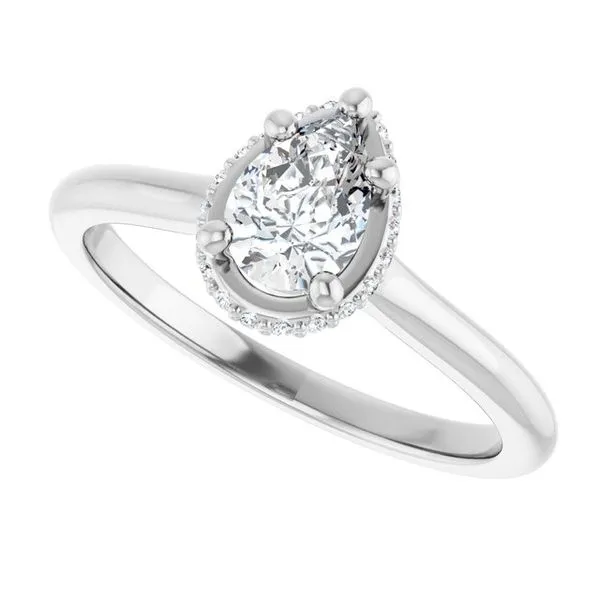 Hidden Halo-Style Engagement Ring Image 5 Jimmy Smith Jewelers Decatur, AL