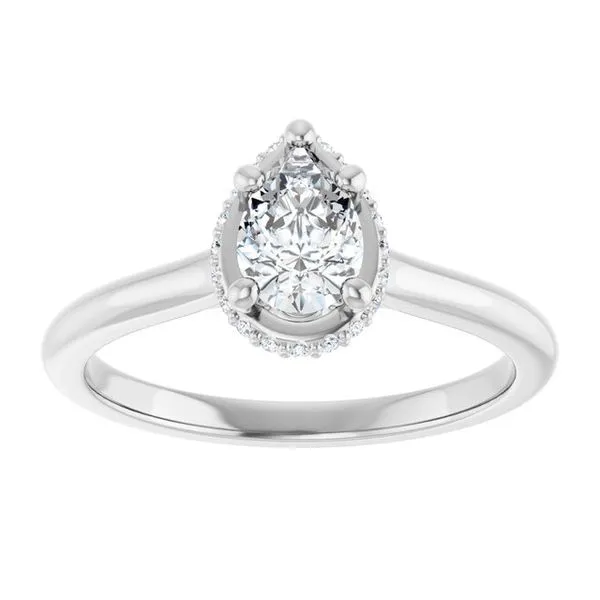 Hidden Halo-Style Engagement Ring Image 3 Paul James Jewelers Angels Camp, CA