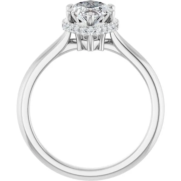 Hidden Halo-Style Engagement Ring Image 2 Raleigh Diamond Fine Jewelry Raleigh, NC