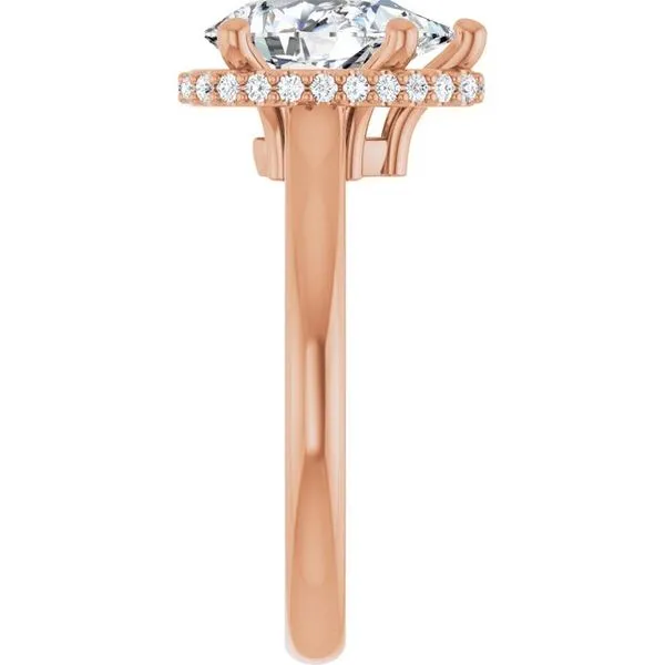 Hidden Halo-Style Engagement Ring Image 4 Paul James Jewelers Angels Camp, CA