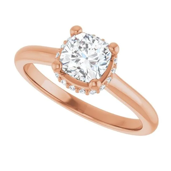 Hidden Halo-Style Engagement Ring Image 5 Futer Bros Jewelers York, PA