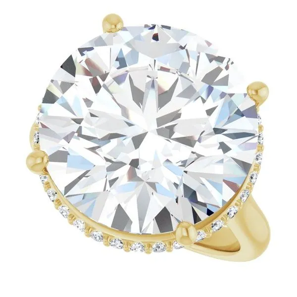 Hidden Halo-Style Engagement Ring Image 5 Jimmy Smith Jewelers Decatur, AL