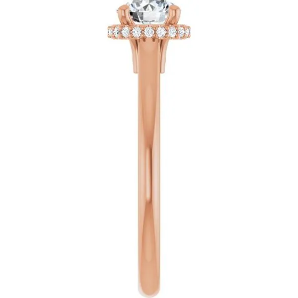 Hidden Halo-Style Engagement Ring Image 4 Futer Bros Jewelers York, PA