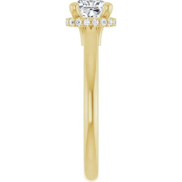 Hidden Halo-Style Engagement Ring Image 4 Stuart Benjamin & Co. Jewelry Designs San Diego, CA