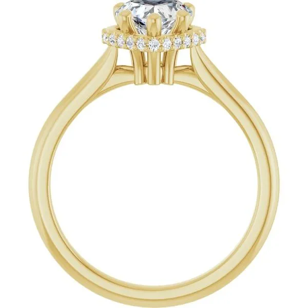 Hidden Halo-Style Engagement Ring Image 2 Futer Bros Jewelers York, PA