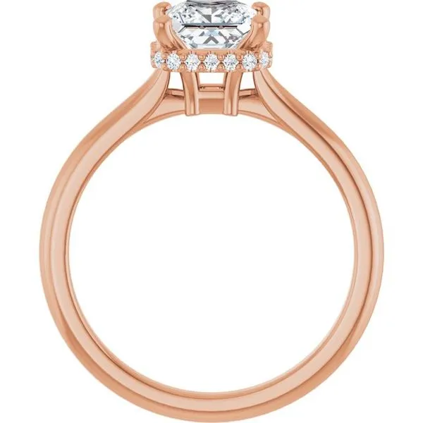 Hidden Halo-Style Engagement Ring Image 2 Michael Szwed Jewelers Longmeadow, MA