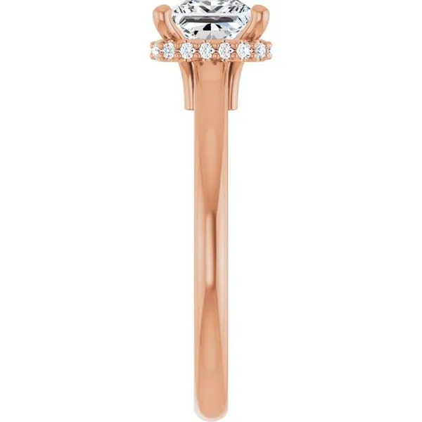 Hidden Halo-Style Engagement Ring Image 4 Michael Szwed Jewelers Longmeadow, MA