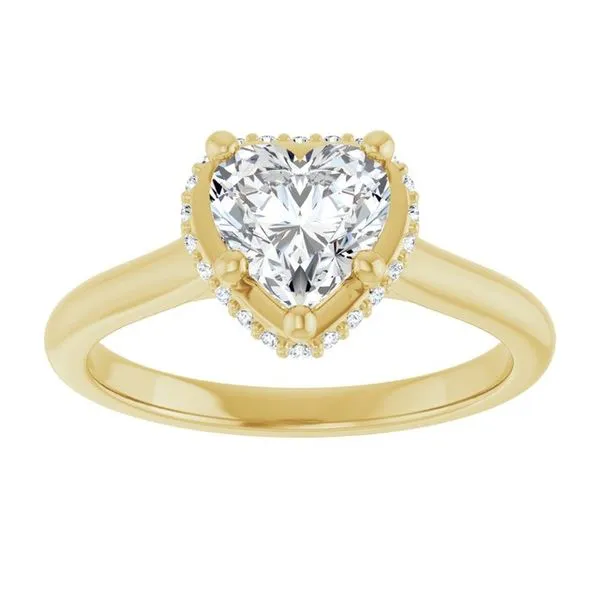 Hidden Halo-Style Engagement Ring Image 3 Mark Jewellers La Crosse, WI