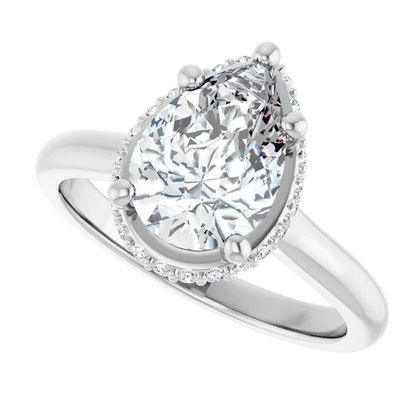 Hidden Halo-Style Engagement Ring Image 5 Mark Jewellers La Crosse, WI