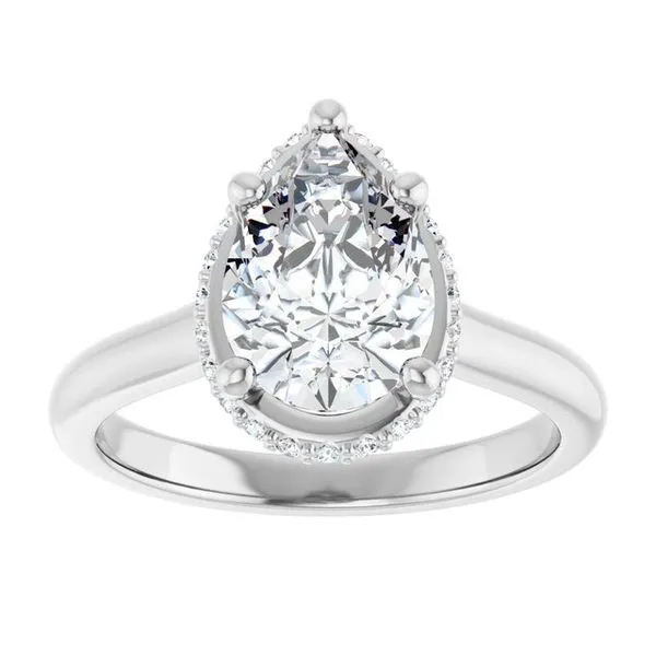 Hidden Halo-Style Engagement Ring Image 3 Natale Jewelers Sewell, NJ