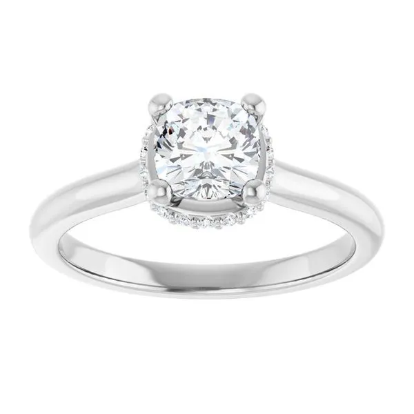 Hidden Halo-Style Engagement Ring Image 3 J. Thomas Jewelers Rochester Hills, MI