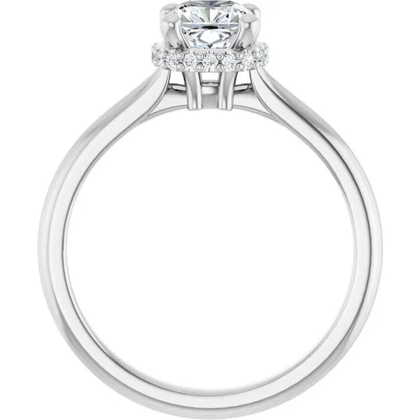 Hidden Halo-Style Engagement Ring Image 2 Raleigh Diamond Fine Jewelry Raleigh, NC