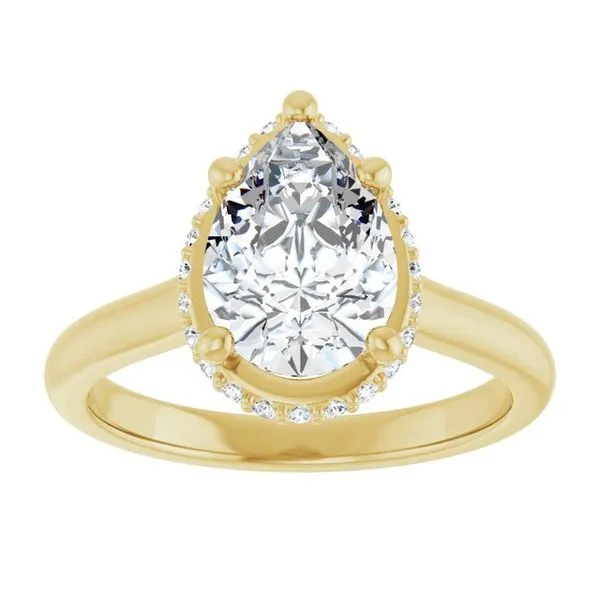 Hidden Halo-Style Engagement Ring Image 3 JF Jones Jewelers Rochester, NY