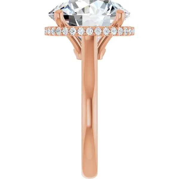 Hidden Halo-Style Engagement Ring Image 4 Futer Bros Jewelers York, PA