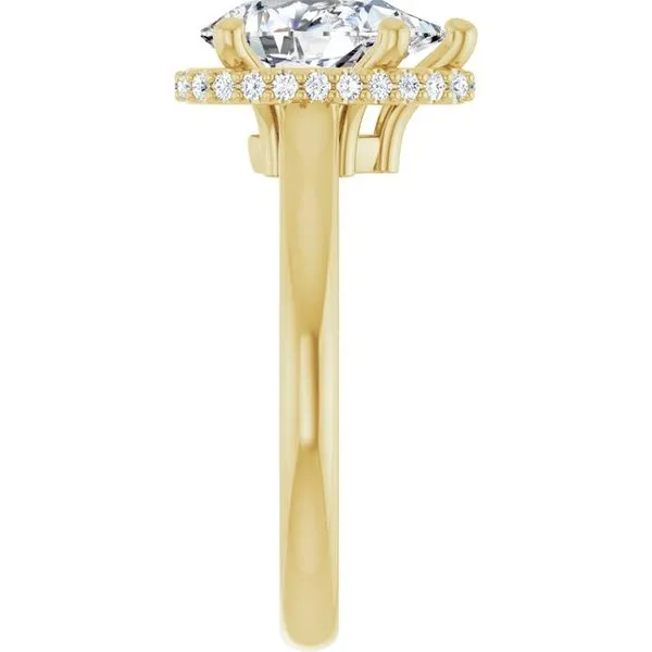 Hidden Halo-Style Engagement Ring Image 4 JF Jones Jewelers Rochester, NY