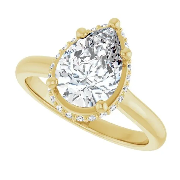 Hidden Halo-Style Engagement Ring Image 5 J. Thomas Jewelers Rochester Hills, MI