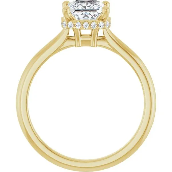 Hidden Halo-Style Engagement Ring Image 2 Vulcan's Forge LLC KANSAS CITY, MO