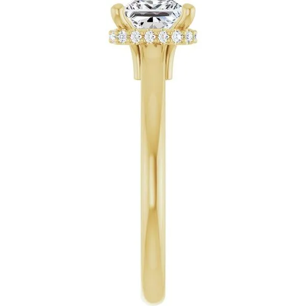 Hidden Halo-Style Engagement Ring Image 4 Jimmy Smith Jewelers Decatur, AL