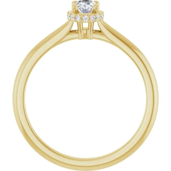 Hidden Halo-Style Engagement Ring Image 2 Paul James Jewelers Angels Camp, CA