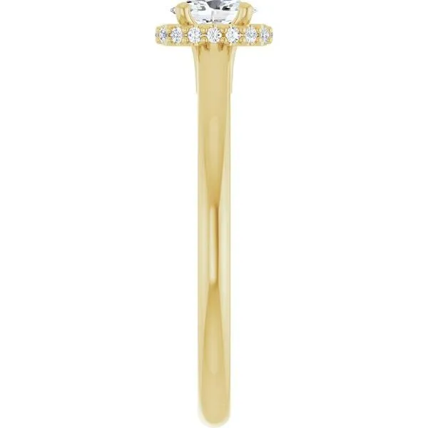 Hidden Halo-Style Engagement Ring Image 4 J. Thomas Jewelers Rochester Hills, MI