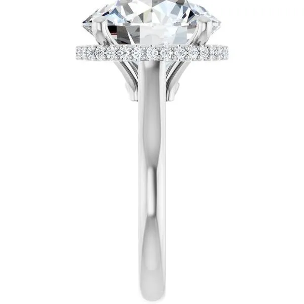 Hidden Halo-Style Engagement Ring Image 4 Jimmy Smith Jewelers Decatur, AL