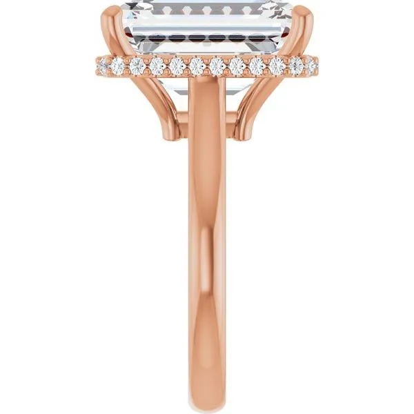 Hidden Halo-Style Engagement Ring Image 4 Mark Jewellers La Crosse, WI