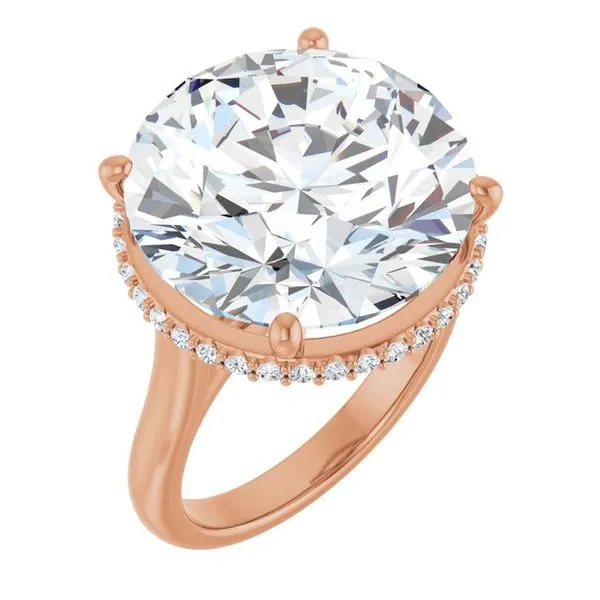 Hidden Halo-Style Engagement Ring Clater Jewelers Louisville, KY