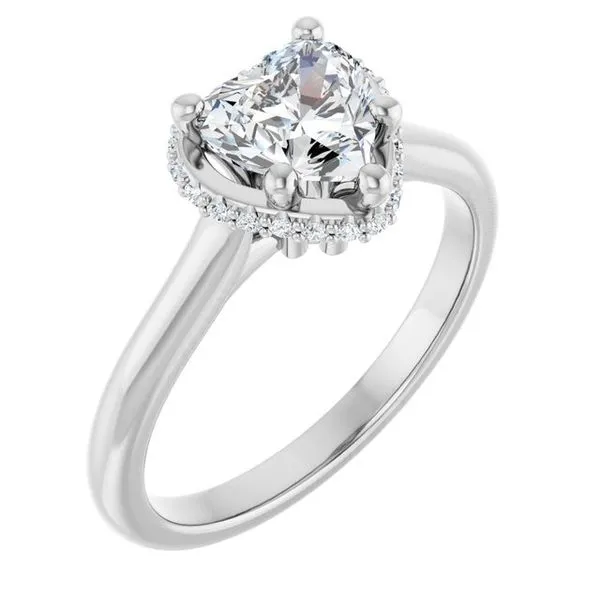 Hidden Halo-Style Engagement Ring Natale Jewelers Sewell, NJ