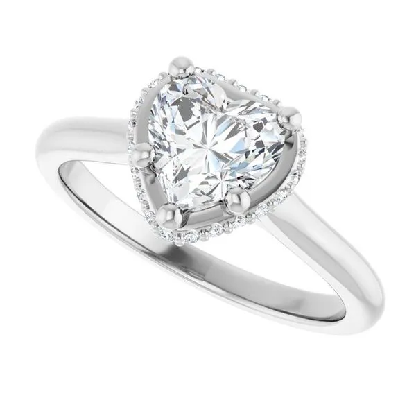 Hidden Halo-Style Engagement Ring Image 5 Jimmy Smith Jewelers Decatur, AL