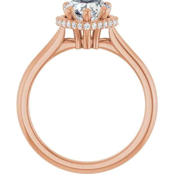 Hidden Halo-Style Engagement Ring Image 2 Shipley's Fine Jewelry Hampstead, MD