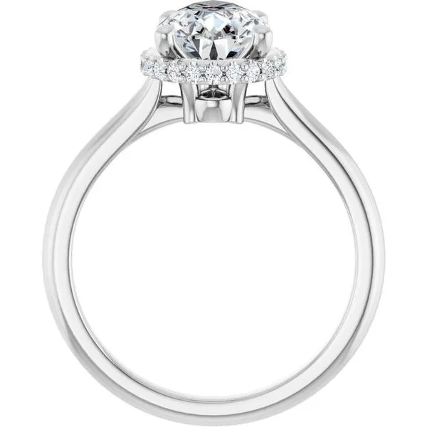 Hidden Halo-Style Engagement Ring Image 2 Michael Szwed Jewelers Longmeadow, MA