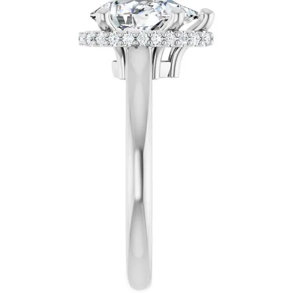 Hidden Halo-Style Engagement Ring Image 4 Clater Jewelers Louisville, KY