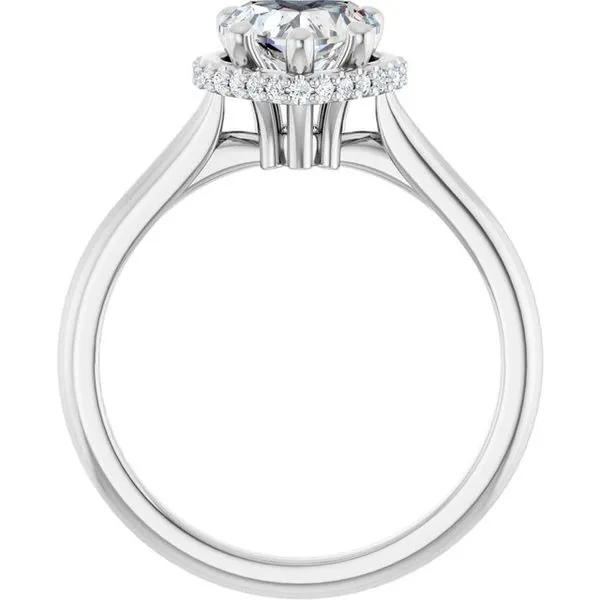 Hidden Halo-Style Engagement Ring Image 2 Futer Bros Jewelers York, PA
